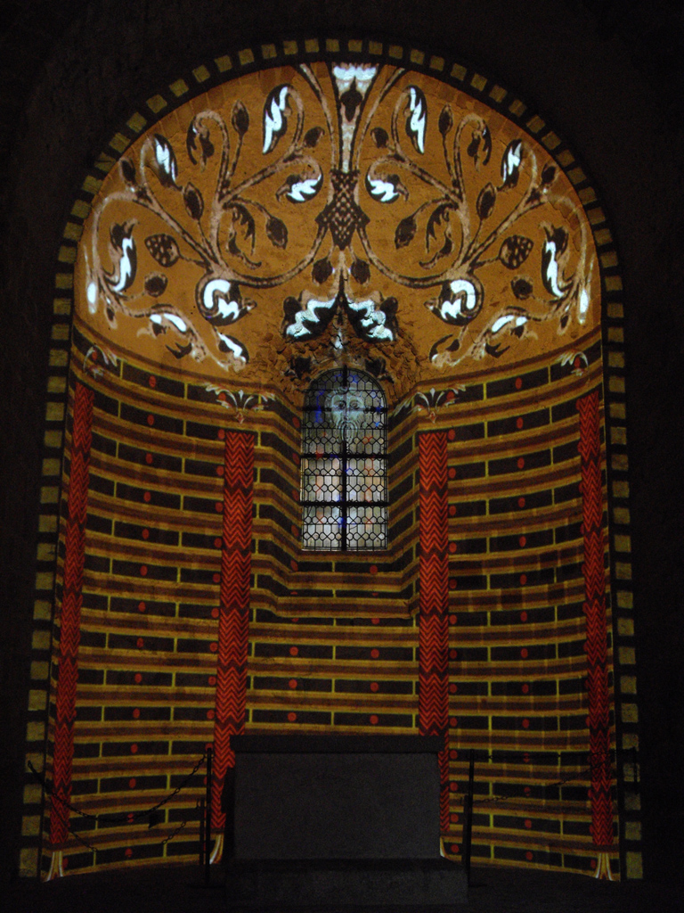 Image des mesures de l'alcôve de la chappelle St Martin